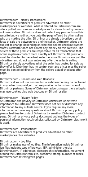 dirtmirror privacy