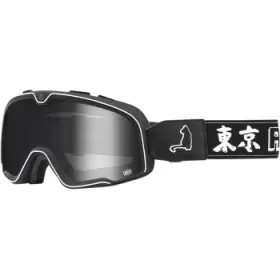 50000-00005 100% Barstow Roar Japan Flash Silver Goggles