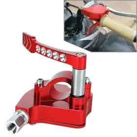 1880club 550728823875 Billet Thumb Control Throttle Assembly For Yamaha Banshee 350 Yfz350 1987-06 Red
