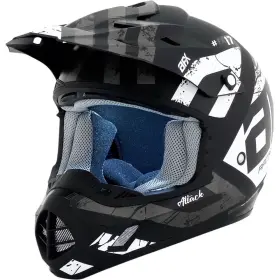 0110-7146 Afx Fx-17 Attack Helmet Xl Matte Black/silver