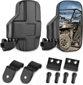 Fqmi004 Ap Upgraded Utv Side Rear View Mirrors For Polaris Ranger 570 Xp 900 1000 /general
