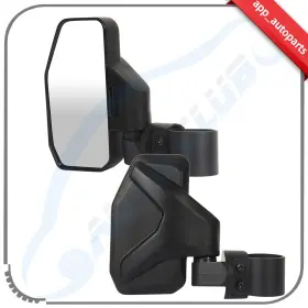 Aup117191701pps App Autoparts Mirror For 1.5 Inch -2 Roll Cage Rear Set Utv Atv Polaris Yamaha Kawasaki Honda