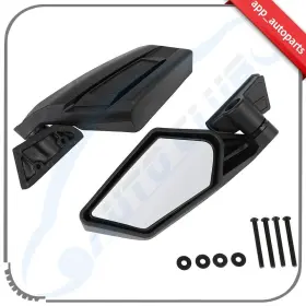 Aup167464987pps App Autoparts Rear Side Mirrors For 17-20 Can-am Maverick X3 Max Turbo Ustable Racing Style