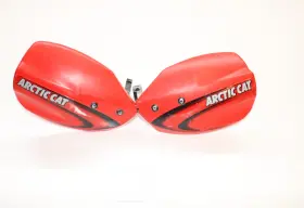 0436-533 Arctic Cat 2005 650 V2 4x4 Handlebar Hand Guards Guard Set Red Atv