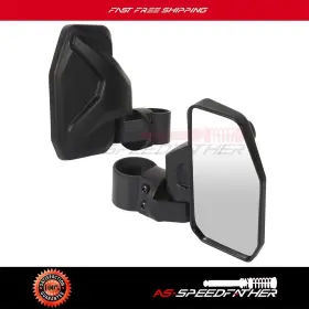 Asf117191r01 As Speedfather 1.5 Inch -2 Roll Cage Rear For Utv Atv High Impact Polaris Yamaha Honda Side Mirrors