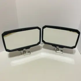 101005sm04014 Assault Industries Explorer Side Mirrors Pair Black Can Am Utv