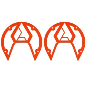 101005sm0807 Assault Industries Sidewinder Mirror Color Bezel Kit - Orange