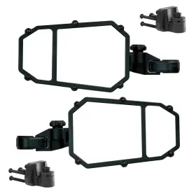 Utvmir-es2-x3 Atv-tek Elite Series 2 Sideview Mirror Designed For Can Am X3 Black