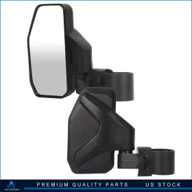Aup11719101cp Aup Set Utv Atv 1.75 Inch - 2 Roll Cage Rear Mirror High Impact For Polaris Honda