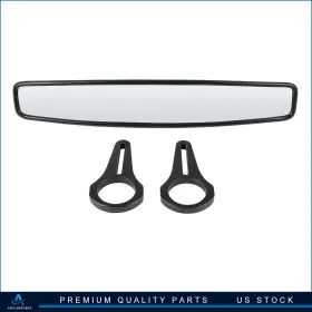 Aup16745901cp Aup For Polaris Rzr 800 1000 Xp 900 S Wide Rear View Mirrors With 1.75 Inch Clamp Utv