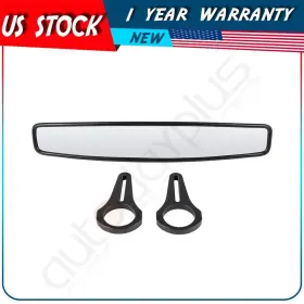 Adp16745901s Autodayplus Utv For Polaris Xp 900 1000 S Rzr 800 Rear View Center Mirror Set 1.75 Inch Bar