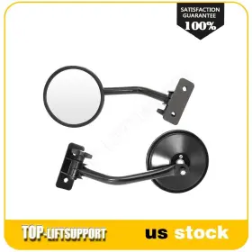Autopartsclub2018 Ap816106a1c43 Set Utv Atv 1.5 Inch - 2 Roll Cage Ear Mirrors High Impact 97-17 For Jeep Cj Yj Tj