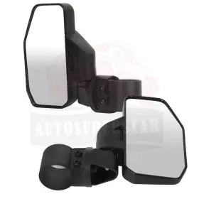 10023659 Autosuperstar Pair Of Lh Rh Side Roll Cage Rear Mirror For 2014-2019 Polaris Rzr Xp And 4