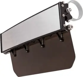 Mod12vmt-bk Axia Alloys Utv Panoramic Rear View Mirror With Visor 12 Inch L Black/tinted