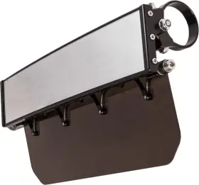 Axix 814628021916 12 Inch Pano Rearview Mirror Black With Tinted Sun Visor