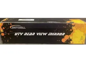 D0023 Betooll 15 Inch Utv Atv Wide Rear View Race Convex Mirror Kit With 1.75 Clamp