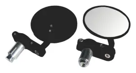 Mru025 Bike-it Open Box Pheonix Bar End Mirrors Black