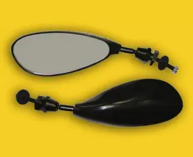 Mruf3frblk Bike It Open Box Bike-it Motorcycle Black F3 Fairing Fitment Mount Mirrors Universal