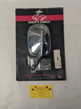 Tr490738 Bikers Choice Nib Stamped Steel Mirror Standard