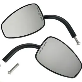 6504-400-132 Biltwell Inc. Teardrop Perch Mount Utility Mirror - Black