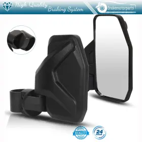 Bra117191oke Brakemotorparts Set Utv Atv 1.75 Inch - 2 Roll Cage Rear Mirror High Impact For Polaris Honda