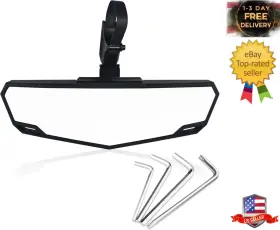 Branded 686654984684 Utv Rear View Mirror Compatible With Polaris Rzr/pioneer/talon/kawasaki