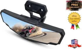 Udrvmran1u Branded Center Rear View Mirror For Polaris Rzr Xp 1000/ Pro Xp/ 4