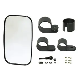 Ac-12355 Bronco Atv Universal Clamp-on Utv Rectangular Side View Mirrors 8.6 Inch H X 4.5 W