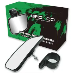 At-12193 Bronco Atv Rear/side View Mirror For 1.5 Inch /1.75 Bar