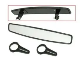 Yttxq2mvc2 Bronco Atv Components Wide Angle Black Rear View Mirror Utv / Sxs