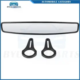 12253475 Byuscarparts Wide Rear View Mirrors With 1.75 Inch Clamp Utv For Polaris Rzr 800 1000 Xp 900 S