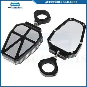 12253478 Byuscarparts Utv Side Rearview Mirrors For Polairs Rzr 1000 Xp Yamaha Rhino 1.75 Inch Roll Cage