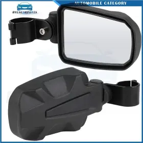 12253481 Byuscarparts For Polairs Rzr 1000 Pair 1.75 Inch Roll Bar Cage Utv Offroad Side Rear View Mirrors