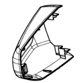 708400471 Can-am New Oem Left Hand Rear View Mirror Trim