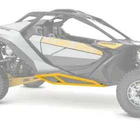 715007693 Can-am Maverick R Rock Sliders Guard Body Panel B-450 Yellow