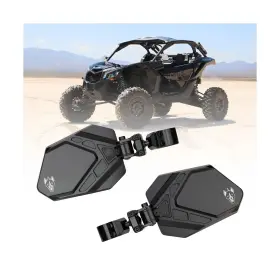 10010-001-175 Chupacabra Offroad Cuero Pro Black 1.75 Inch - Side Mirrors For Utv Set Mirror Includes 2
