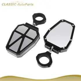 Cl167463ts2 Classic-autoparts Utv Offroad Side Rear View Mirrors 1.75 Inch Bar For Polaris Rzr 1000 Xp Arctic Cat