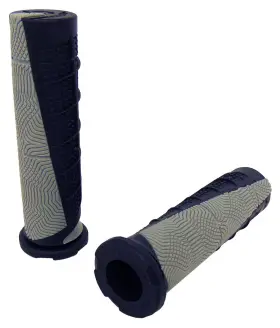 51-1226 Cru Products Scott Deuce 7/8 Grips Atv Quad Black Grey For Honda Kawasaki Yamaha Suzuki