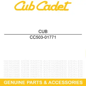 503-01771 Cub Cadet Right Rearview Mirror Kit Challenger 550 750 Mx550 Mx750 Eps