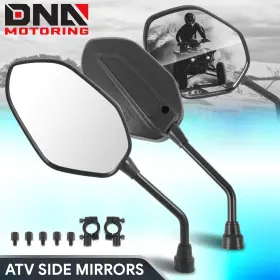 Dna-mpmra002 Dna Motoring For Kawasaki Ducati Polaris 7/8 Inch Handlebar Atv Irregular Shape Side View Mirrors