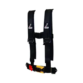 14-00224f6b-a5216e Dragonfire Racing Youth 4-point H-style Safety Harness 2 Inch Black