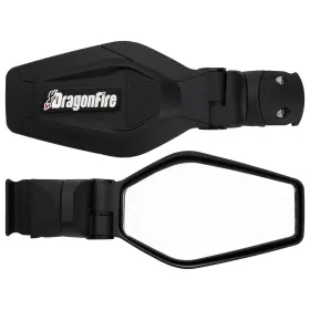 522038d257-a0c852 Dragonfire Racing Slayer Utv Mirrors Black For Polaris General 1000 Premium Eps