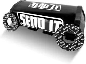 Dubbs Hardware 769055288534 Send It Bar Pad With Free Donuts Handlebar Dirtbike Atv Square Black