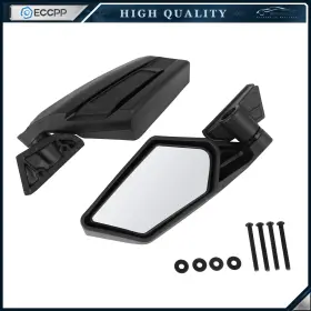 E16701cp464s Eccpp 2pcs Racing Side Rear View Mirrors For Can-am Maverick X3 Max Turbo R 2017-2021