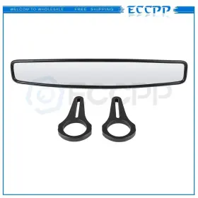 E16732cp459s Eccpp For Polaris Rzr 800 1000 Xp 900 S Wide Rear View Mirrors With 1.75 Inch Clamp Utv