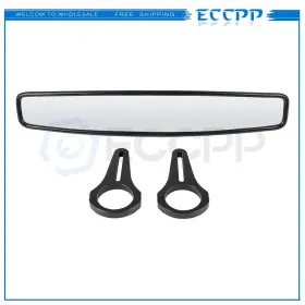 E16799cp459s Eccpp For Polaris Rzr 800 1000 Xp 900 S Wide Rear View Mirrors With 1.75 Inch Clamp Utv
