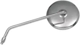 20-30610 Emgo Cb-style Round Chrome Side View Mirror For Honda Cb &