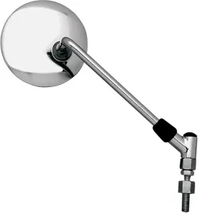 20-30650 Emgo Euro Round Chrome Motorcycle Side Mirror