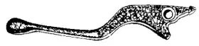 Atle-ho605987-21 Emgo 1984-1987 Honda Atc350x Atv Lever Brake