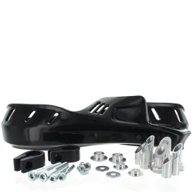 79-97934 Emgo M97934 New Plastic Handguards Reinforced Black Pair Atv Mx